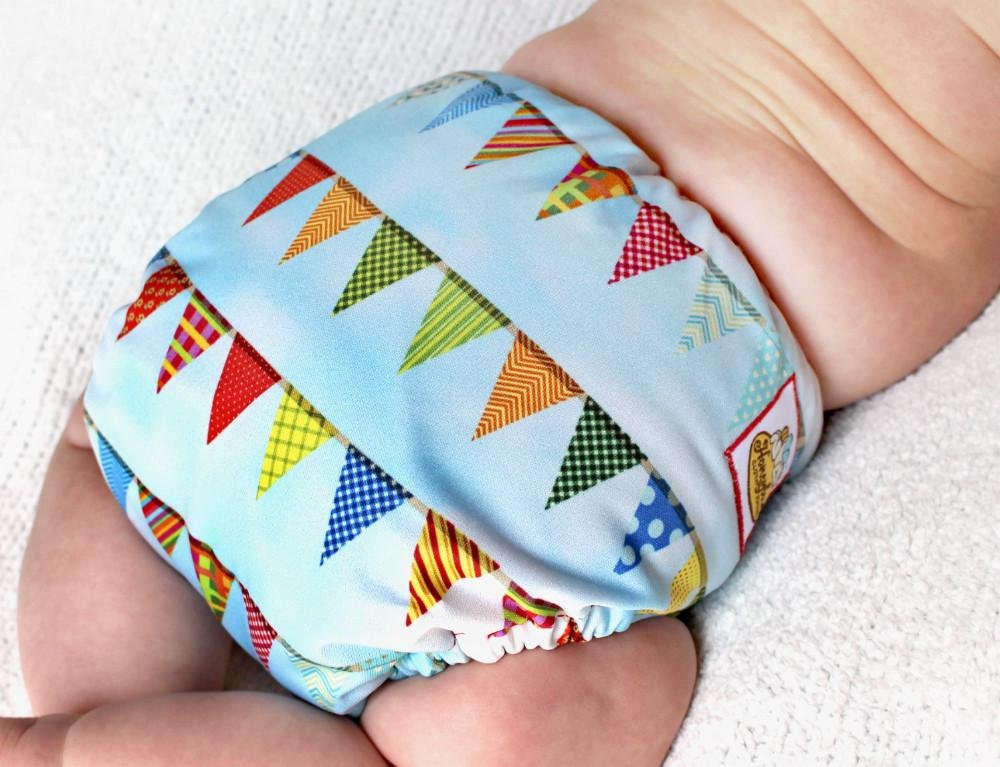 Bunting Geburtstag Pul Tasche Tuch Windel von Etsy - HoneybunsClothDiaper