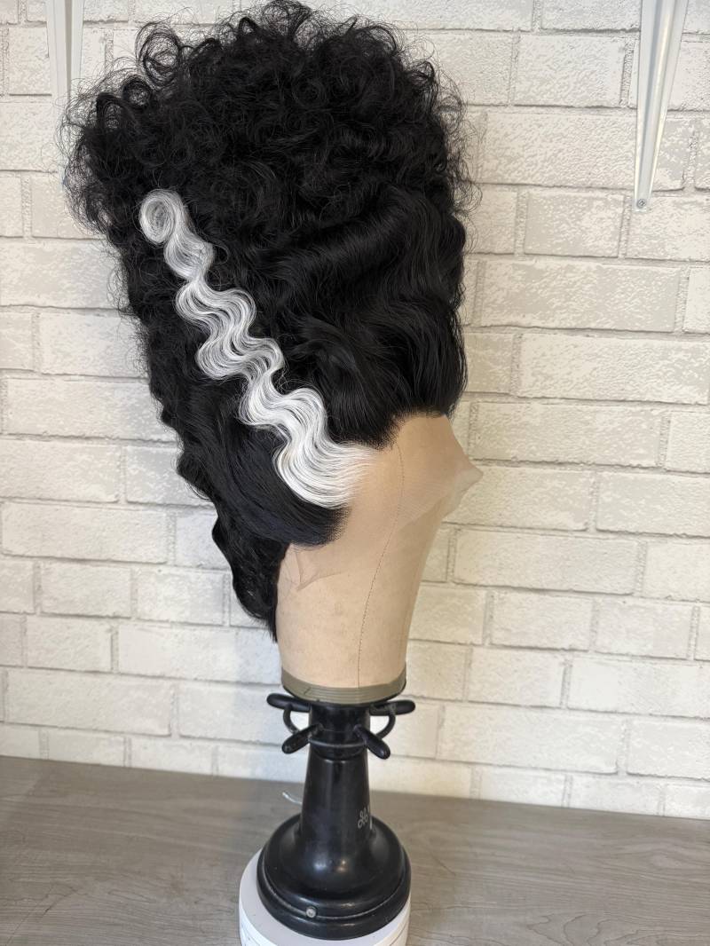 Braut Von Frankenstein Perücke Xl | 24 "Hoch Braut Von Frankenstein Perücke Xl | 24 "Hoch von Etsy - HooliganHairpieces