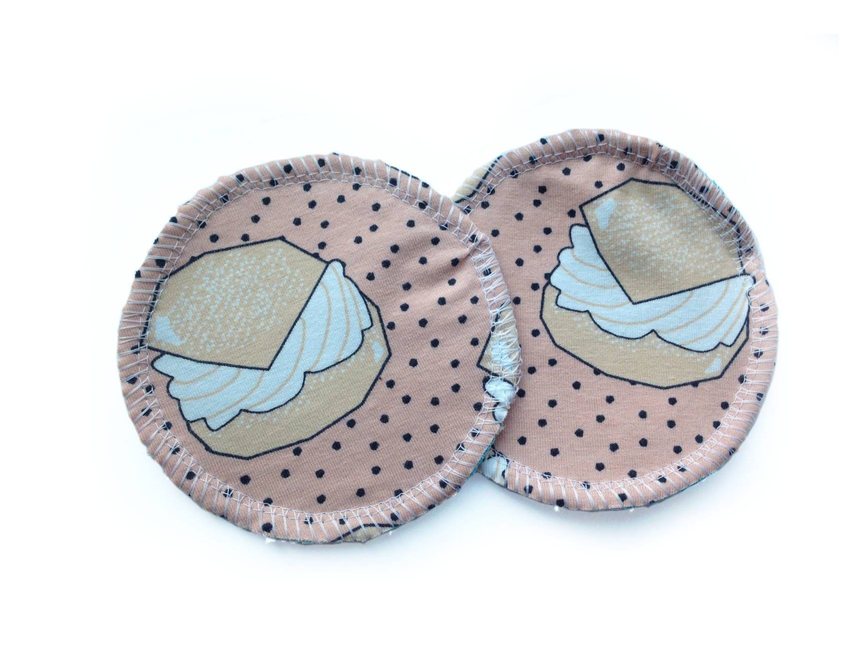 Waschbare Bio-Stillpads, Wiederverwendbare Baumwollpads Zum Stillen, Bambustuch Stillpads, Umweltfreundliches Geschenk Für Neue Mutter-Babyparty von Etsy - HoppidiHandmade