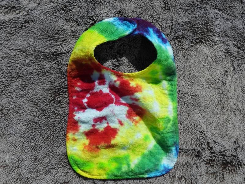 Regenbogen Krawatte Gefärbt Frottee Baby Lätzchen von Etsy - HotTopsDyes