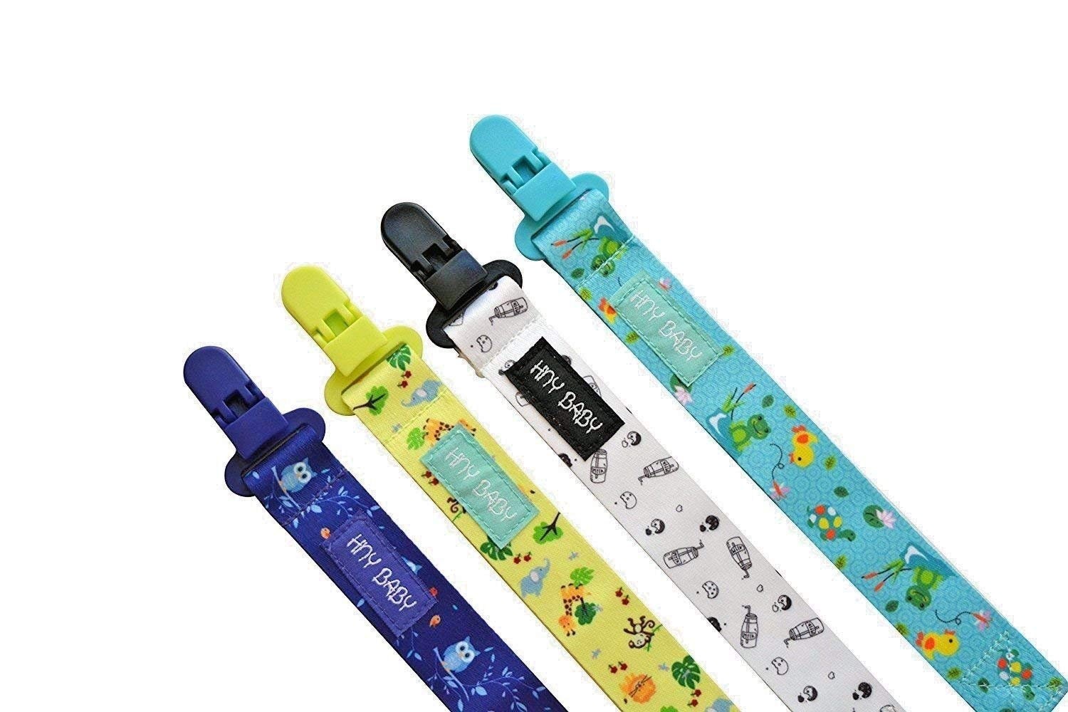 Schnullerclips | Schnullerhalter Babyklammern Schnullerkette Binky Clip von Etsy - HunnyBabyCo