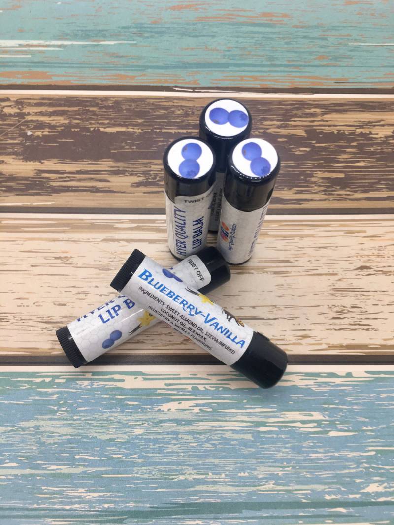 Blaubeer Vanille - Bienenwachs Lippenbalsam von Etsy - HyerQualityProducts