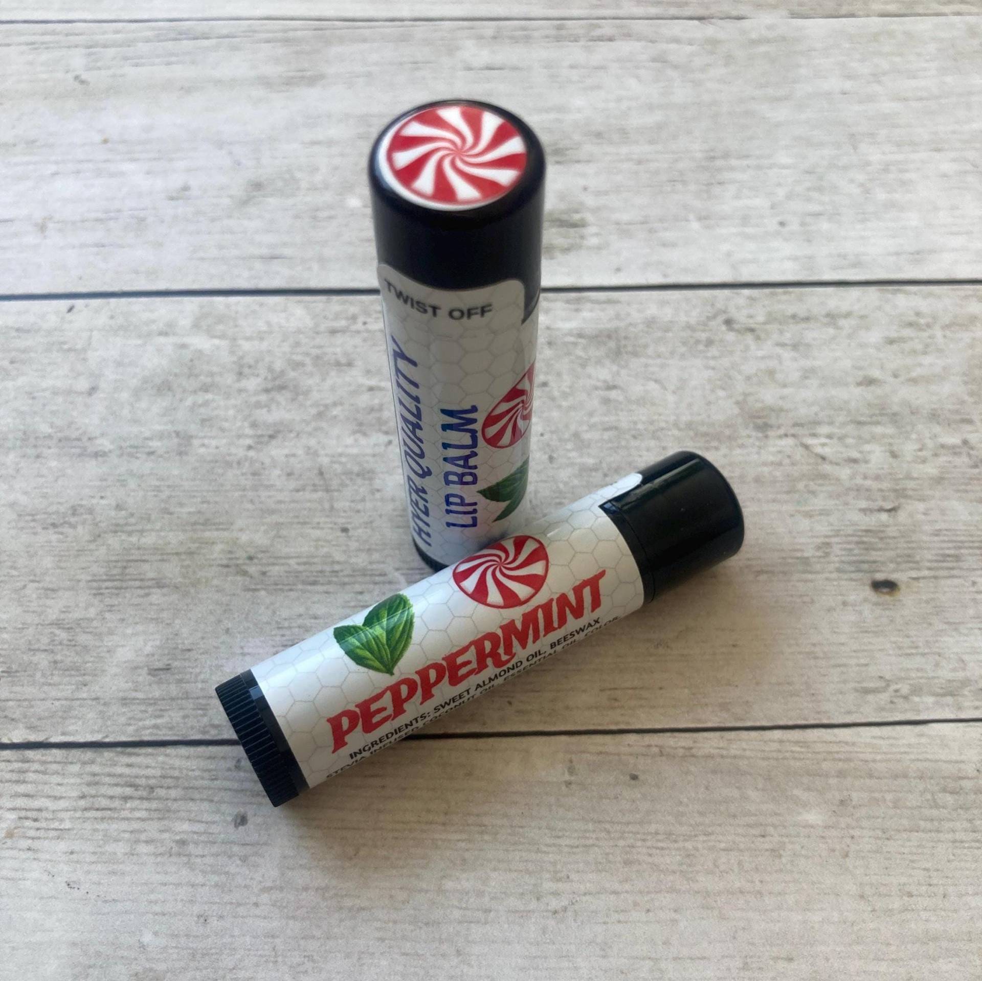 Pfefferminz - Bienenwachs Lippenbalsam von Etsy - HyerQualityProducts