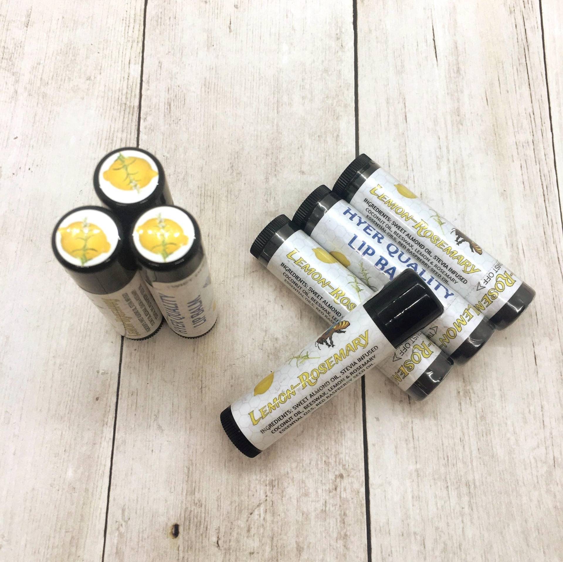 Zitronen-Rosmarin - Bienenwachs Lippenbalsam von Etsy - HyerQualityProducts