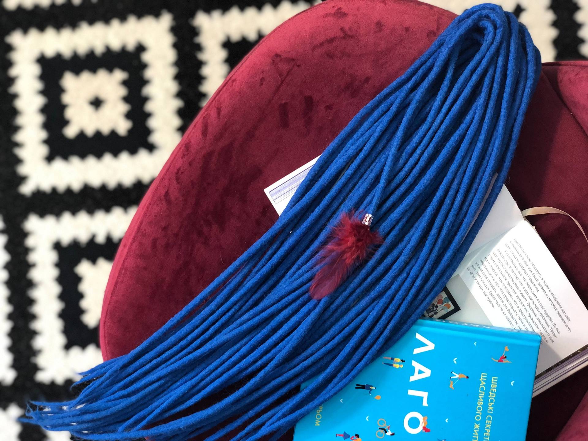 Woll Dreads "Saphirblau" Hellblau Double Ended Oder Single Soft Fake Merino Dreadlocks Set Geschenk Weihnachten Woll Dreads "Saphirblau" Hellblau Double Ended Oder Single Soft Fake Merino Dreadlocks Set Geschenk Weihnachten von Etsy - HyggeDreads