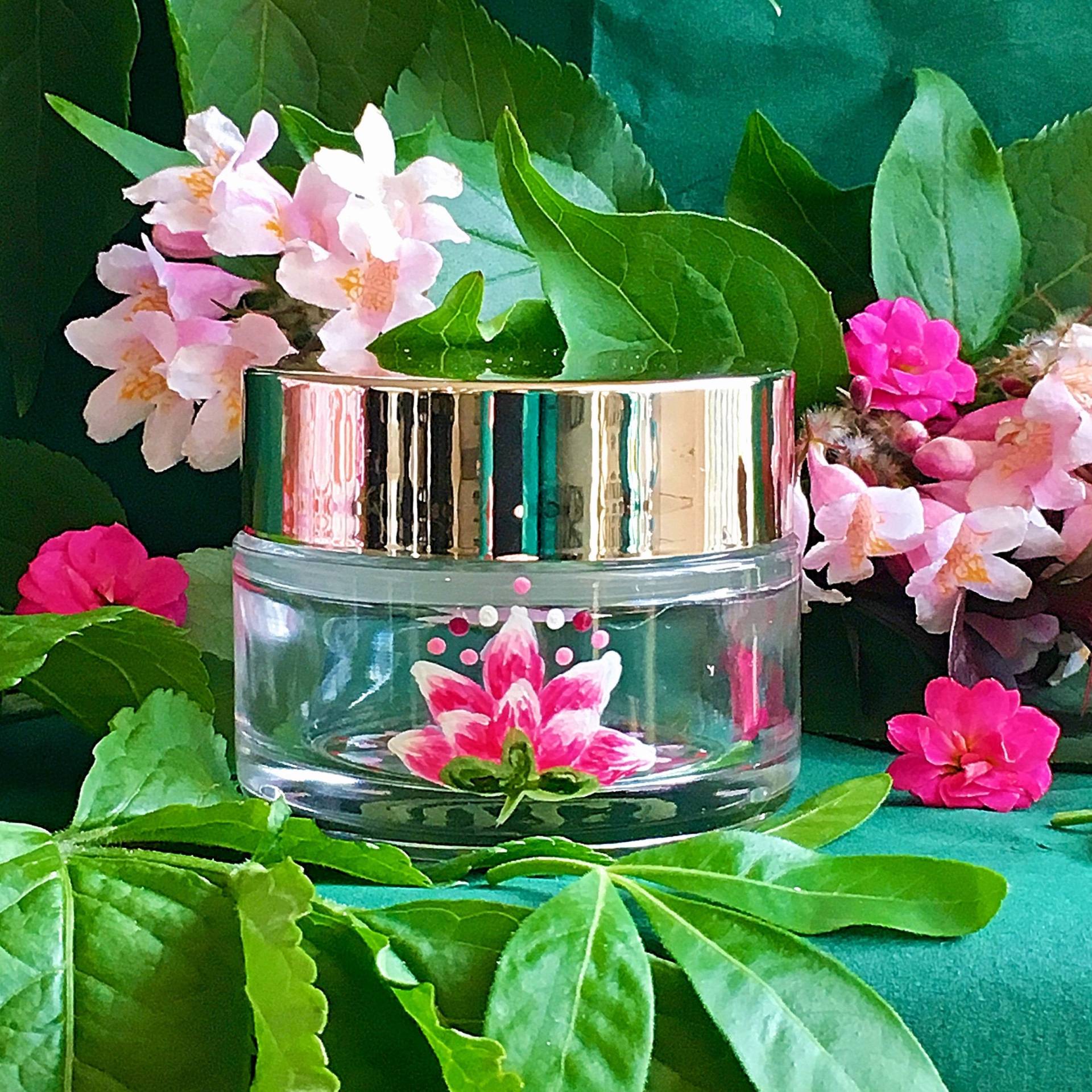 Good Morning Linie - Upcycling-Glasgefäß Für Kosmetik/Einzigartiges Handbemaltes Stück Leer Verkauft Zero Waste Home Umweltfreundlich Good Morning Linie - Upcycling-Glasgefäß Für Kosmetik/Einzigartiges Handbemaltes Stück Leer Verkauft Zero Waste Home Umweltfreundlich von Etsy - IDcreationsParis