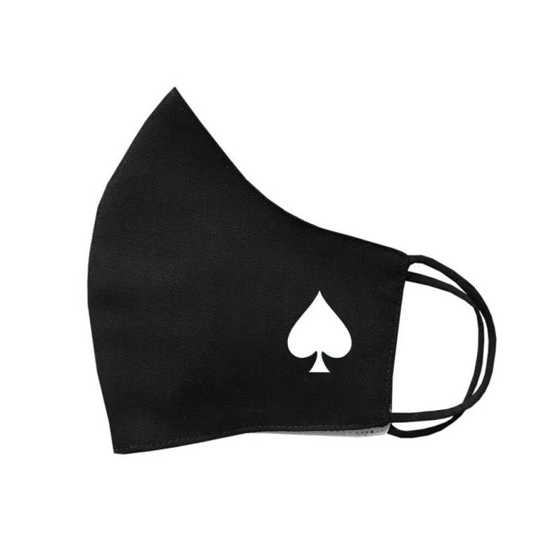 Ace Of Spades Gesichtsmaske Schutzhülle Waschbar Wiederverwendbar Atmungsaktiv Karte von Etsy - INKINGHOUSE