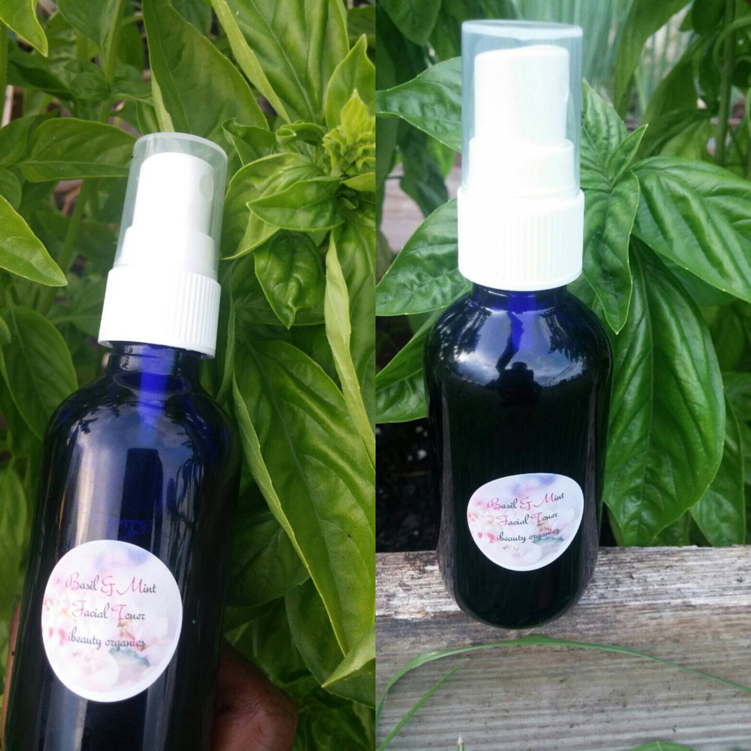 Basil & Minze Gesichtswasser von Etsy - Ibeautyorganics