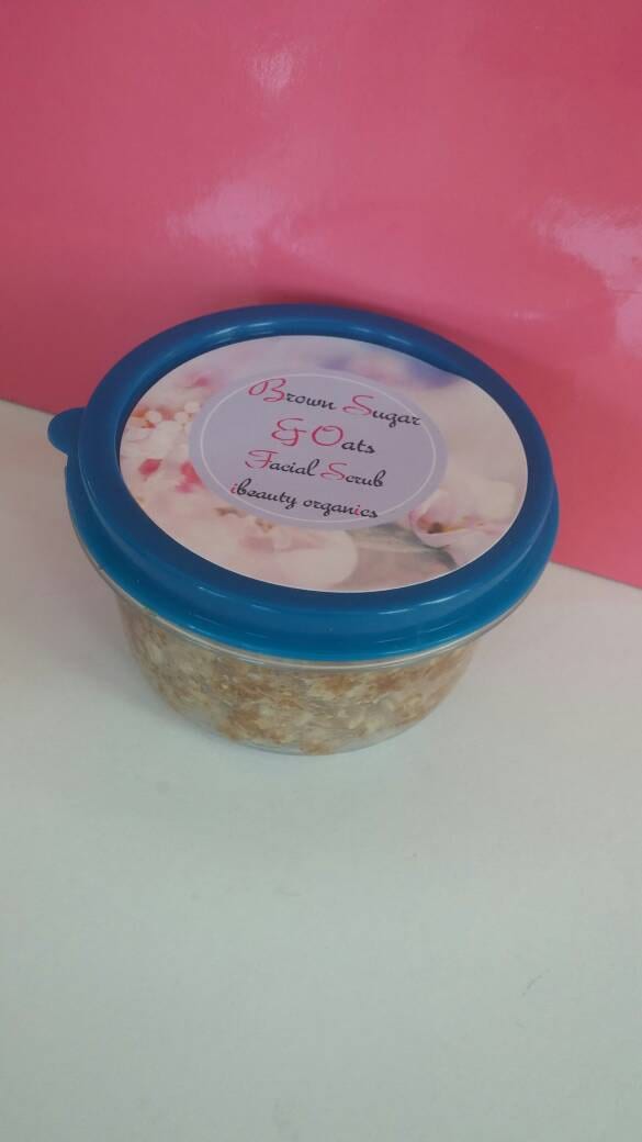 Braunes Sugar & Oats Gesichtspeeling von Etsy - Ibeautyorganics