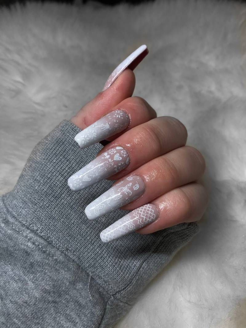 Press On Nails Christmas Babyboomer von Etsy - Icynails1