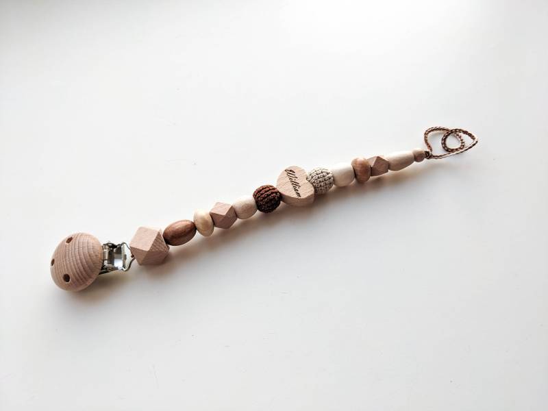 Personalisierte Verschiedene Formen Perlen Häkeln Schnullerhalter - Wählen Sie Buchstaben Und Häkelperlen Farben von Etsy - IePeda
