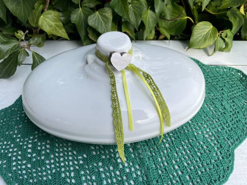 Alte Wärmflasche Aus Porzellan von Etsy - ImmergruenAntje