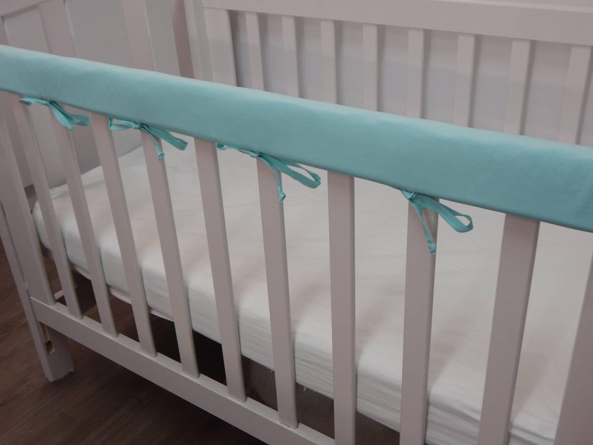 Aqua Celeste Babybett Bezug Beißring 100% Baumwolle Passt Die Meisten Kinderbett Einschließlich Boori von Etsy - InGrandmasHouse