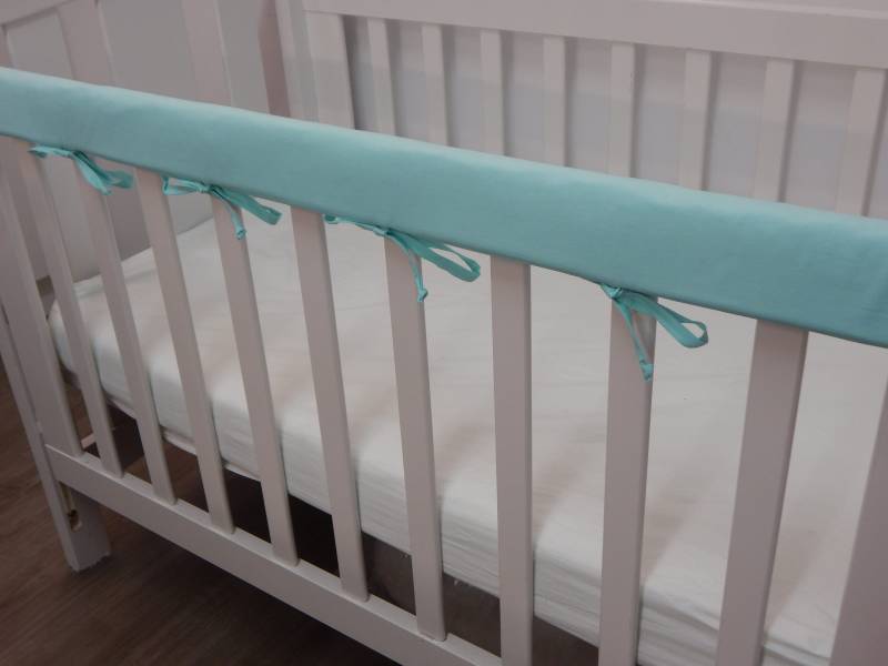 Aqua Celeste Babybett Bezug Beißring 100% Baumwolle Passt Die Meisten Kinderbett Einschließlich Boori von Etsy - InGrandmasHouse