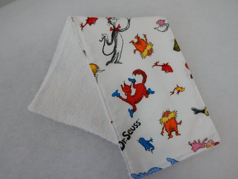 Dr. Seuss Burp Stoff - Eine Einzige 100 % Baumwolle Schönes Geschenk Dr. Seuss Burp Stoff - Eine Einzige 100 % Baumwolle Schönes Geschenk von Etsy - InGrandmasHouse