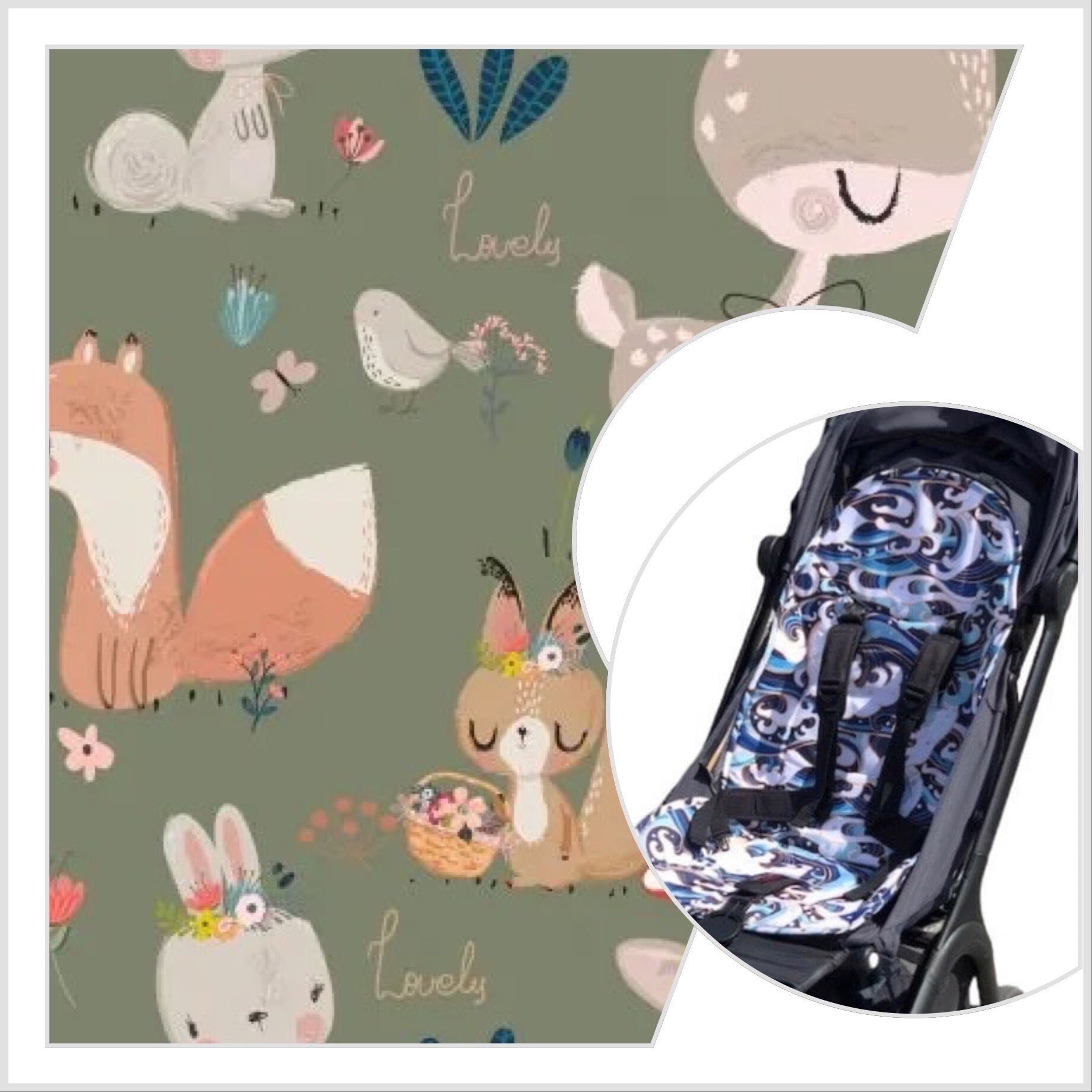 Liner Bugaboo-Schmetterling Liner Bugaboo-Schmetterling von Etsy - IndigoFamily
