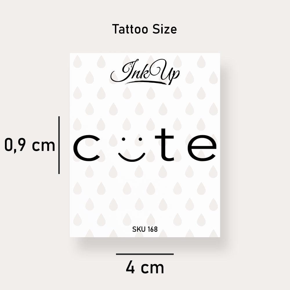 Temporäres Tattoo Cute Temporäres Tattoo Cute von Etsy - InkUpTattoo