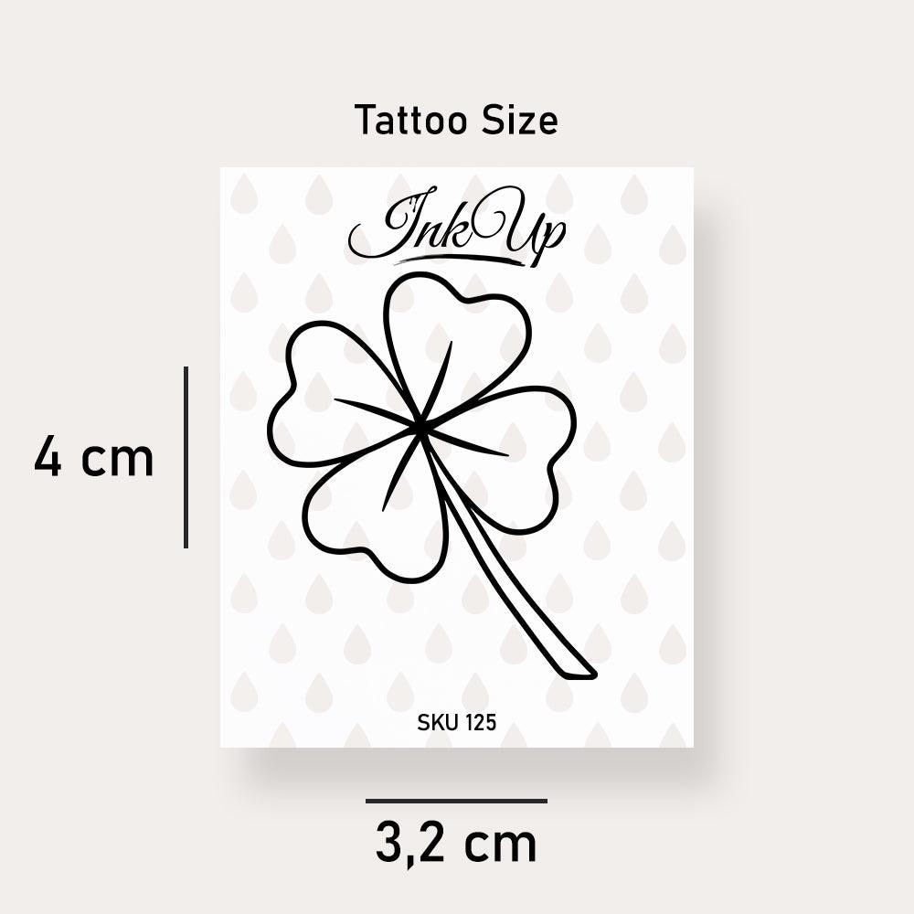 Temporäres Tattoo Kleeblatt Temporäres Tattoo Kleeblatt von Etsy - InkUpTattoo