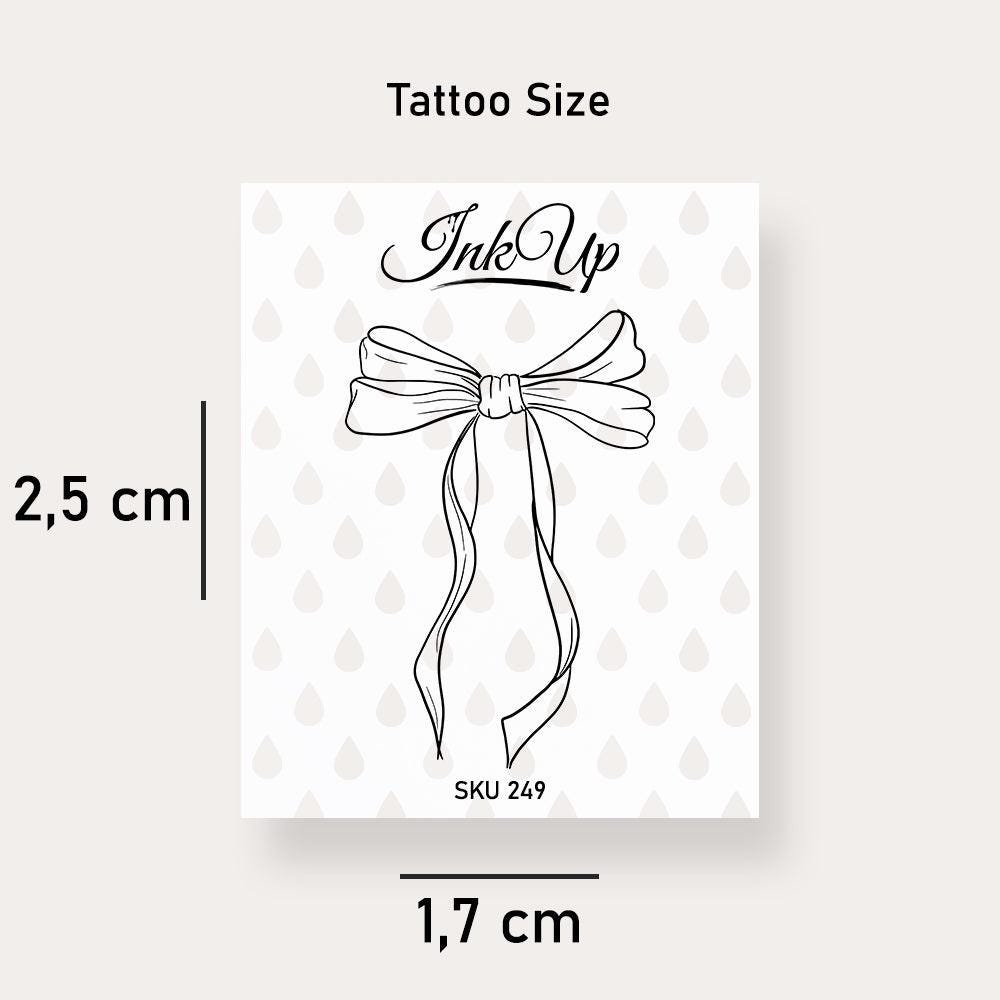 Temporäres Tattoo Schleife Temporäres Tattoo Schleife von Etsy - InkUpTattoo