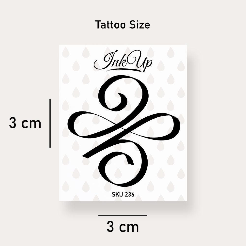 Temporäres Tattoo Stärke Symbol Temporäres Tattoo Stärke Symbol von Etsy - InkUpTattoo