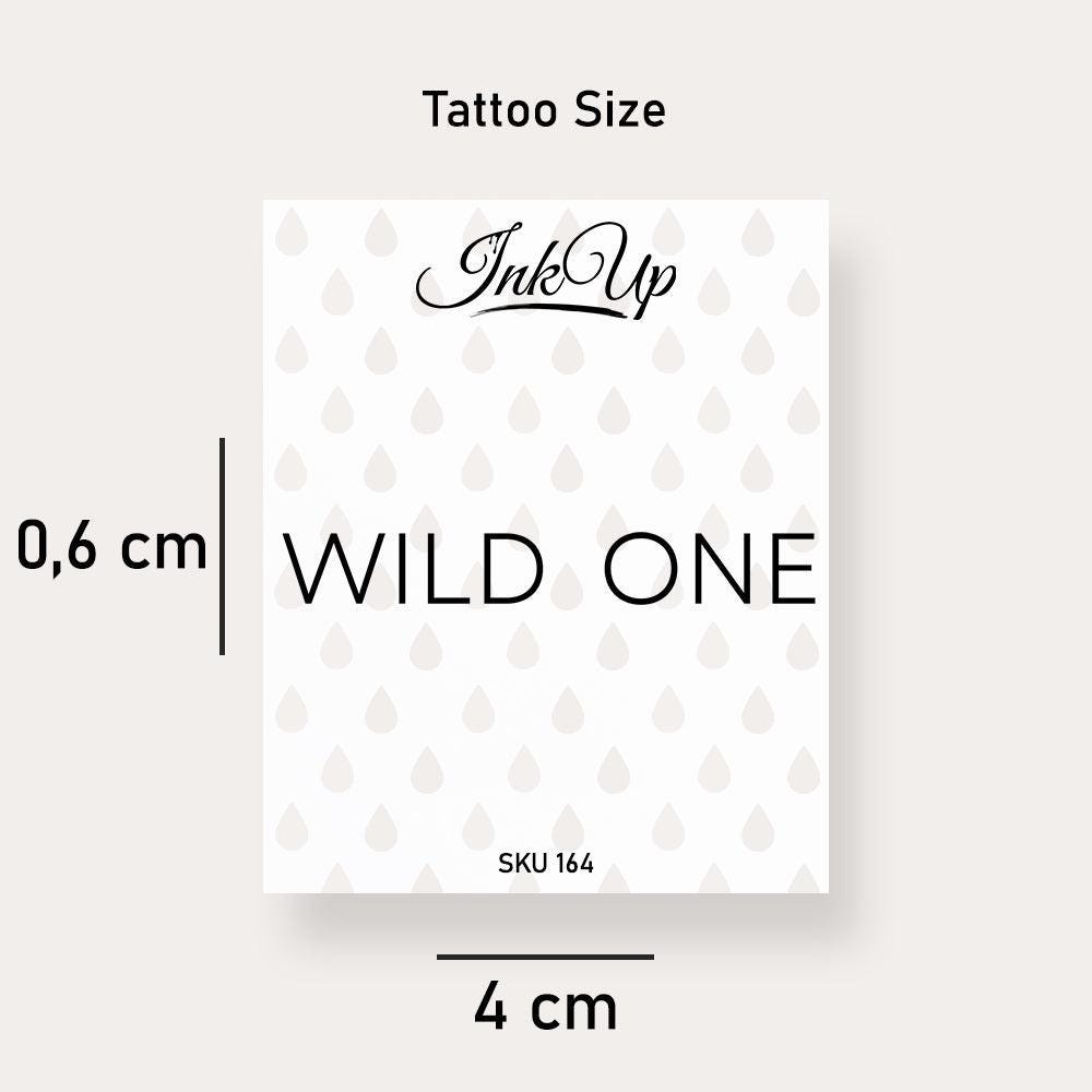 Temporäres Tattoo Wild One Temporäres Tattoo Wild One von Etsy - InkUpTattoo