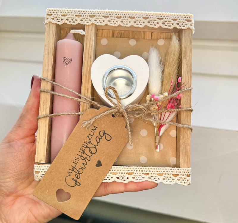Geschenk Set Für Frauen Geburtstagsgeschenk Freundin Handmade Kollegin Mitbringsel Muttertag Mama Geschenkset Kerze von Etsy - InnaPresent