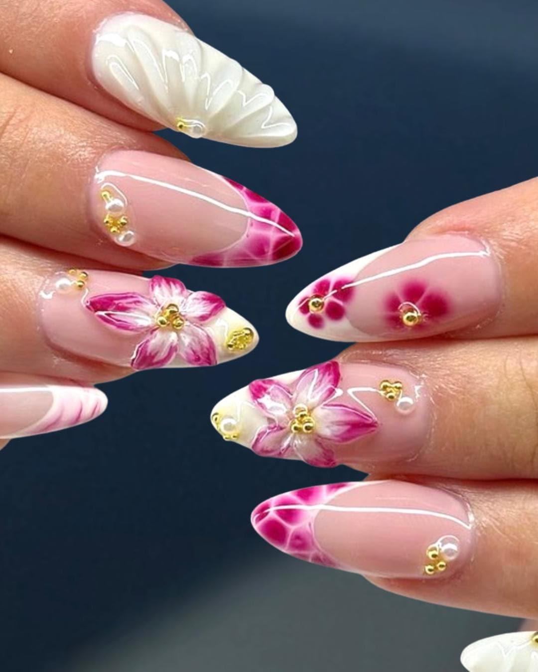 Sommer Gel Nägel Design Blumen Für Sommer Gel Nägel Design Blumen Für von Etsy - InstantPerfectNails
