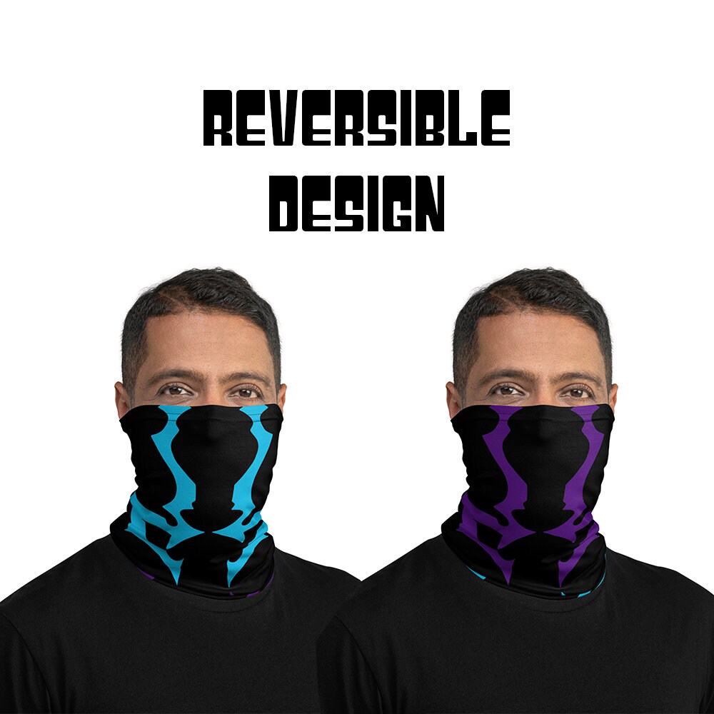 Seele Reversible - Videospiel-Gamasche Halswärmer-Gamasche Polyester-Kopfband-Maske Inspirierte Bandana-Gesichtsmaske von Etsy - JBFaceMask