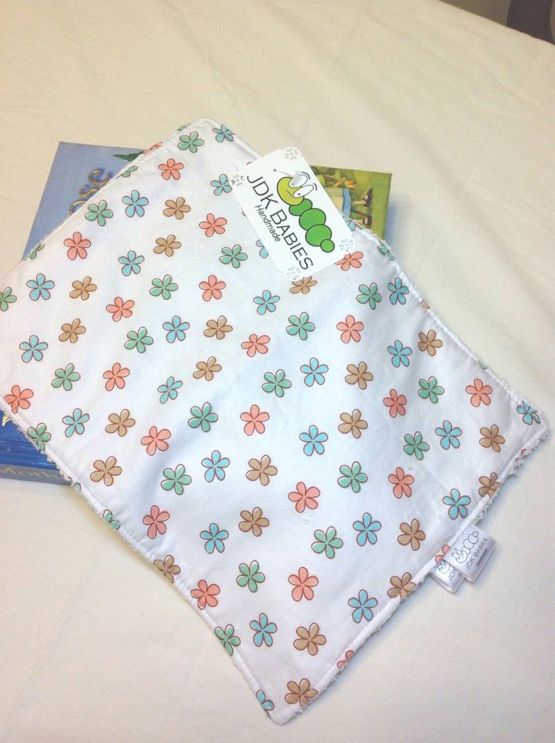 2 12x28 Bunte Blumen Waschlappen von Etsy - JDKCraftStudio