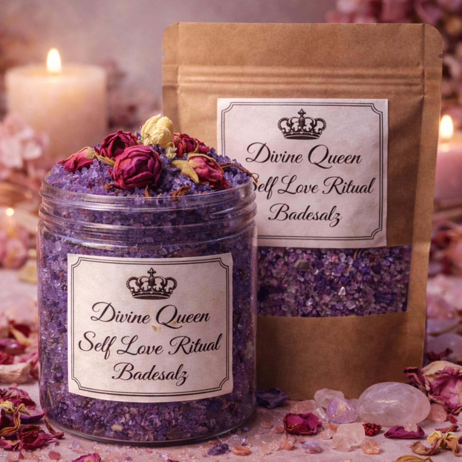 Ritual-Badesalz „Selbstliebe" - 200 G | Entspannung & Selbstfürsorge Handgemacht Ritual-Badesalz „Selbstliebe" - 200 G | Entspannung & Selbstfürsorge Handgemacht von Etsy - DivineSoulFoundry