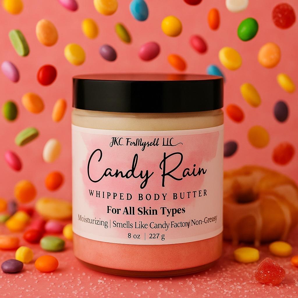 Beste Feuchtigkeitscreme, Körperbutter, Fußcreme, Sheabutter Lotion, Dehnungsstreifen, Kokosöl, Relax Candy Rain von Etsy - JKCForMyself
