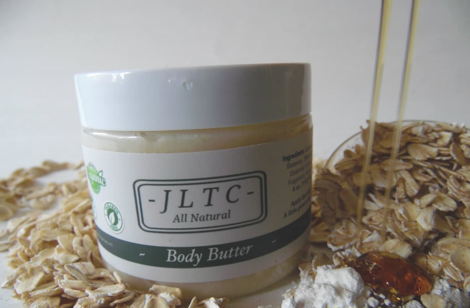 Haferflocken, Milch & Honig Körperbutter von Etsy - JLTCAllNatural