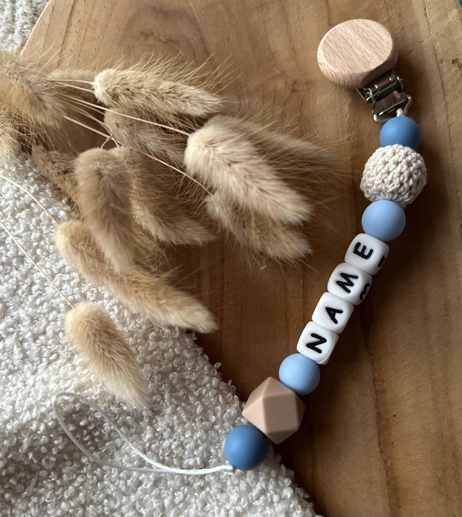 Personalisierte Schnullerkette Personalisierte Schnullerkette von Etsy - JOMAmadewithlove