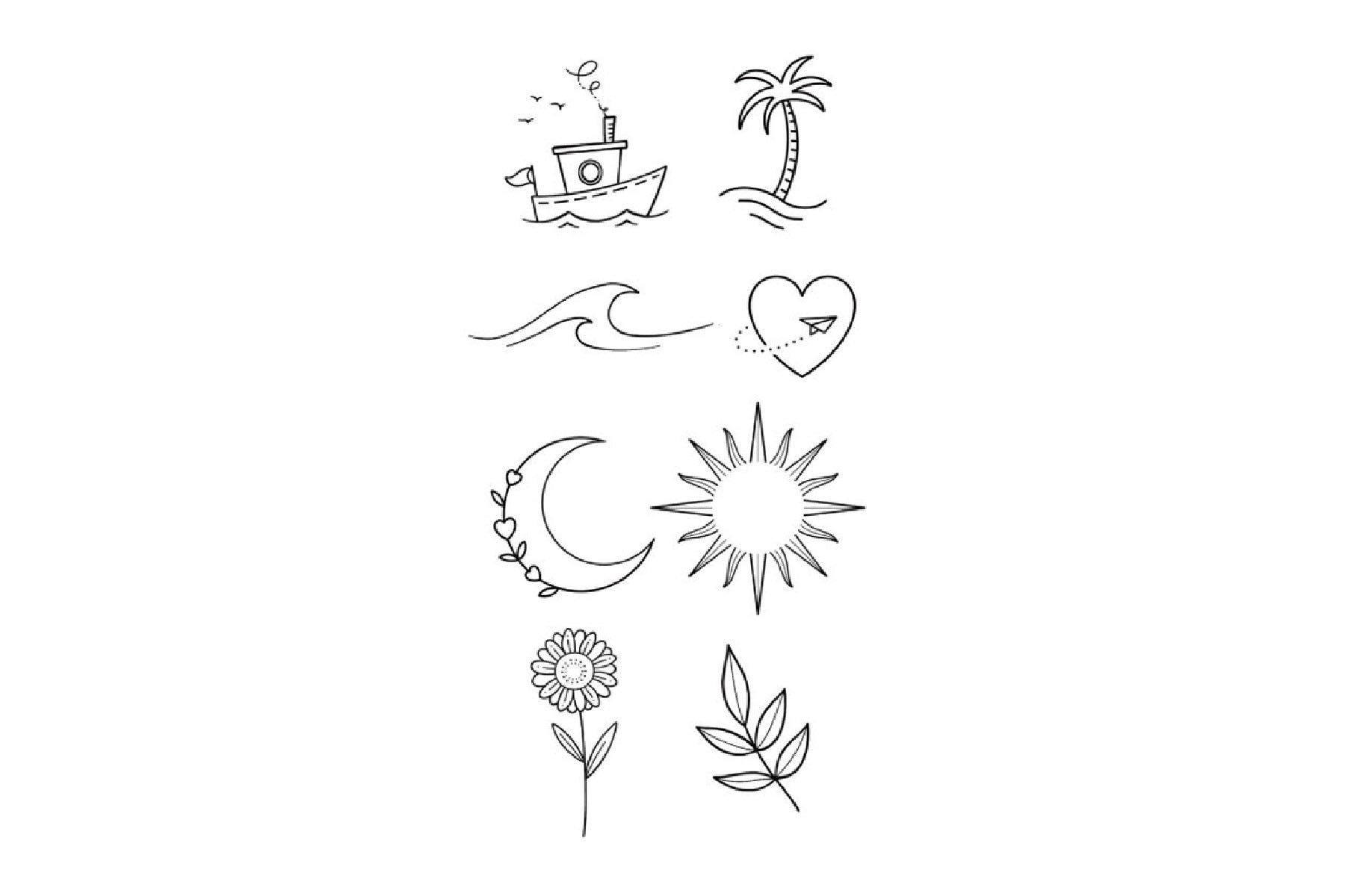 Sonne Temporäres Tattoo, Blumen Floral Festival Kleines Mädchen Wildblumen Mond Tattoo Sonne Temporäres Tattoo, Blumen Floral Festival Kleines Mädchen Wildblumen Mond Tattoo von Etsy - JUZIgift