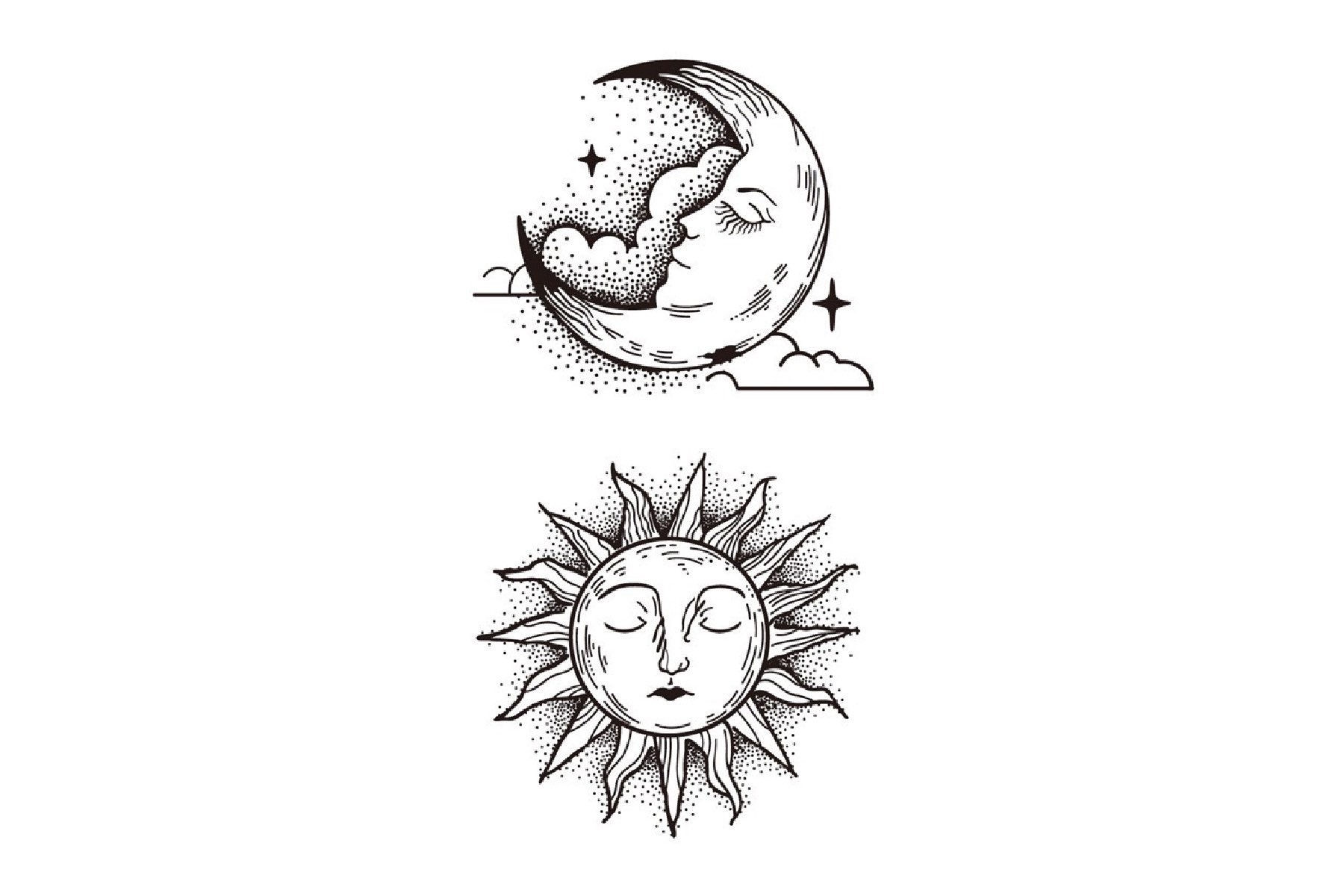 Sonne Temporäres Tattoo, Mond Mädchen Galaxy Kleine Tattoos, Sommer Universum Tattoo Sonne Temporäres Tattoo, Mond Mädchen Galaxy Kleine Tattoos, Sommer Universum Tattoo von Etsy - JUZIgift