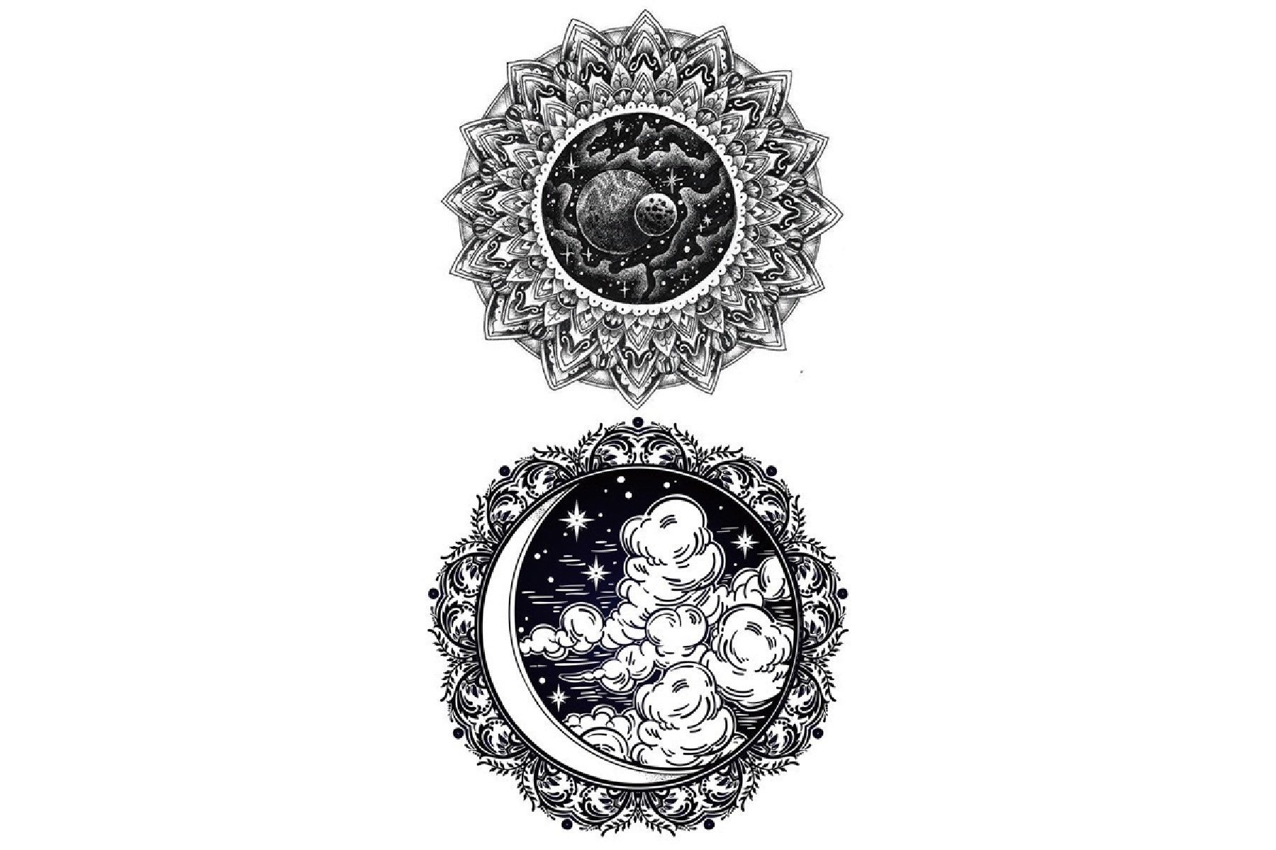 Temporäres Tattoo, Blumen Floral Festival Kleines Mädchen Wildblumen Mandala Tattoo Temporäres Tattoo, Blumen Floral Festival Kleines Mädchen Wildblumen Mandala Tattoo von Etsy - JUZIgift