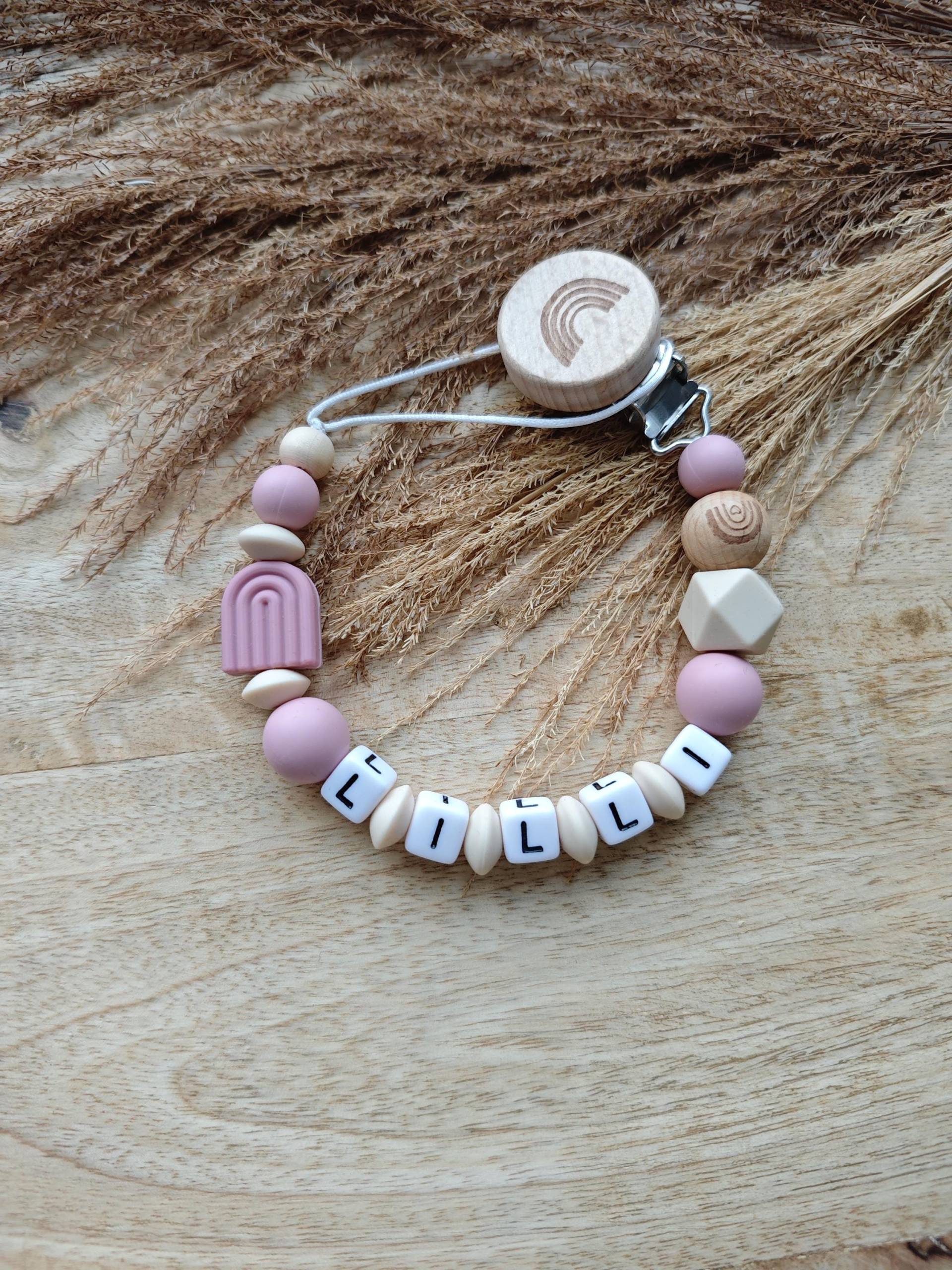 Schnullerkette-Personalisiert von Etsy - JackysHandmadeLiebe