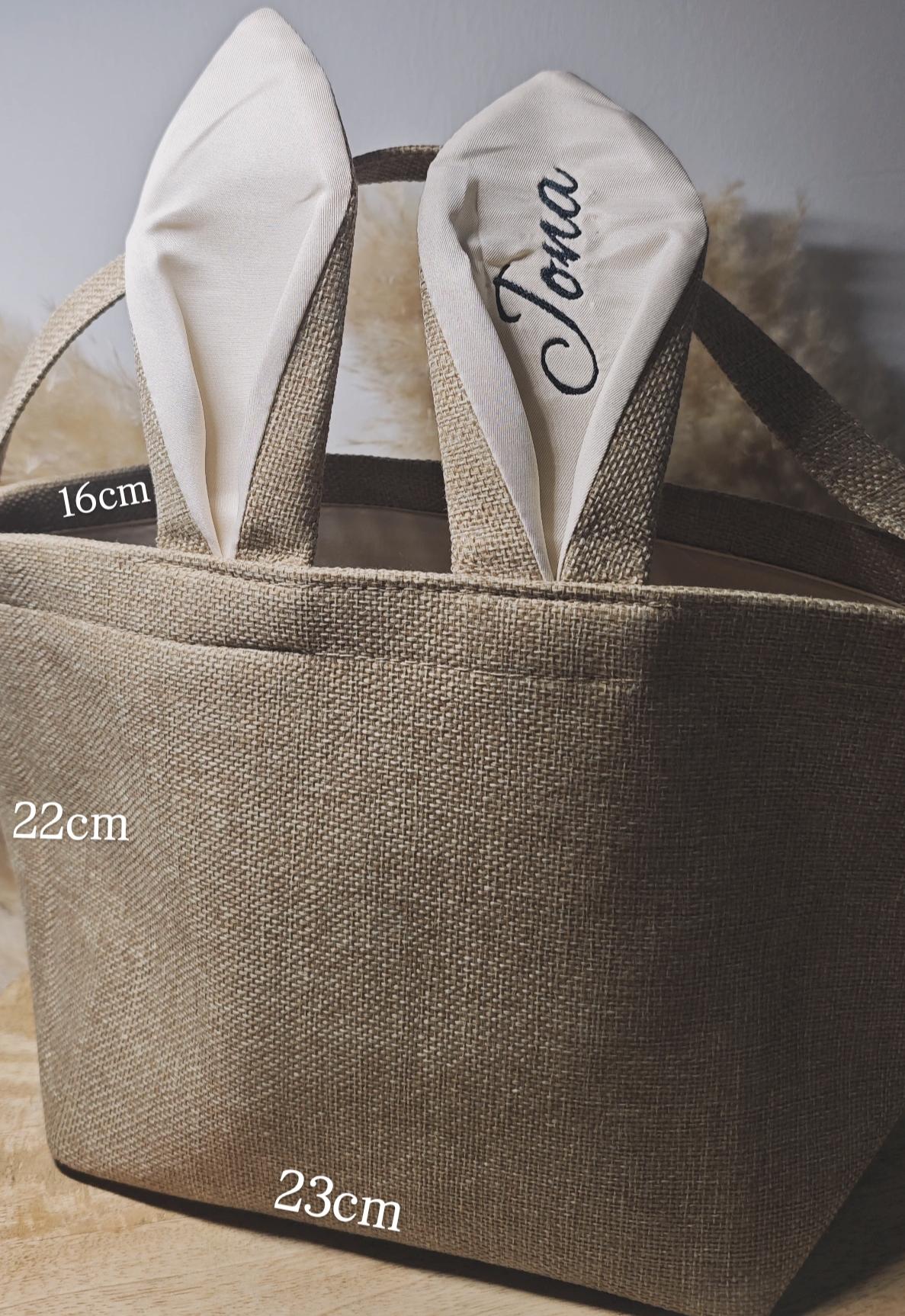 xxl Osterkorb Aus Jute Personalisiert Mit Name | Großes Osterkörbchen Für Kinder Nachhaltiges Ostergeschenk von Etsy - JackysHandmadeLiebe