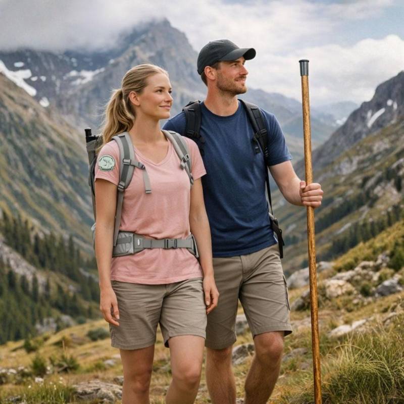 Alpenstange Einteilig Haselnuss Mit Geschmiedeter Stahlspitze, Geschenke Für Männer, 170-175-180-185-190-cm, 15 Zeichen Im Preis Enthalten von Etsy - JagdSchnitzereiPeter