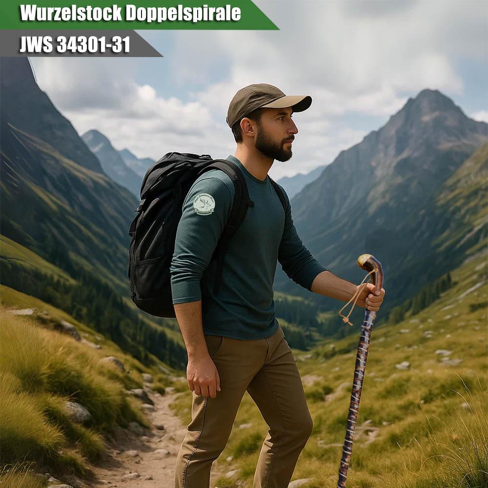Wanderstock Holz Wurzelknauf, Aus Kastanienholz Handpoliert, Mit Doppelt Gedrehter Doppelspirale 98-180 cm 10 Zeichen Inklusive Wanderstock Holz Wurzelknauf, Aus Kastanienholz Handpoliert, Mit Doppelt Gedrehter Doppelspirale 98-180 cm 10 Zeichen Inklusive von Etsy - JagdSchnitzereiPeter