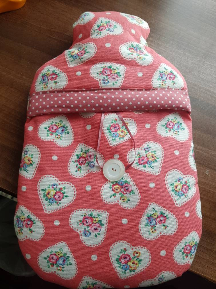 Cath Kidston Lace Hearts Wärmflaschenbezug | Mit Flasche von Etsy - Janellicraftz