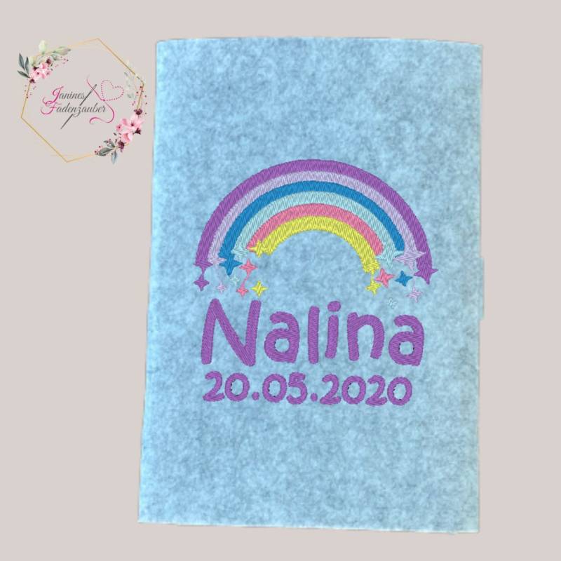 U-Heft-Hülle/Hülle Nach Wunsch Bestickt U-Heft-Hülle/Hülle Nach Wunsch Bestickt von Etsy - JaninesFadenzauber