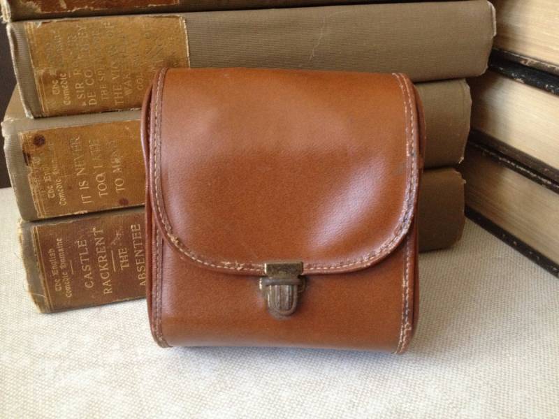 Herren Reise Gillette Rasiergrooming Kit Made in England Ledertasche von Etsy - JansVintageStuff
