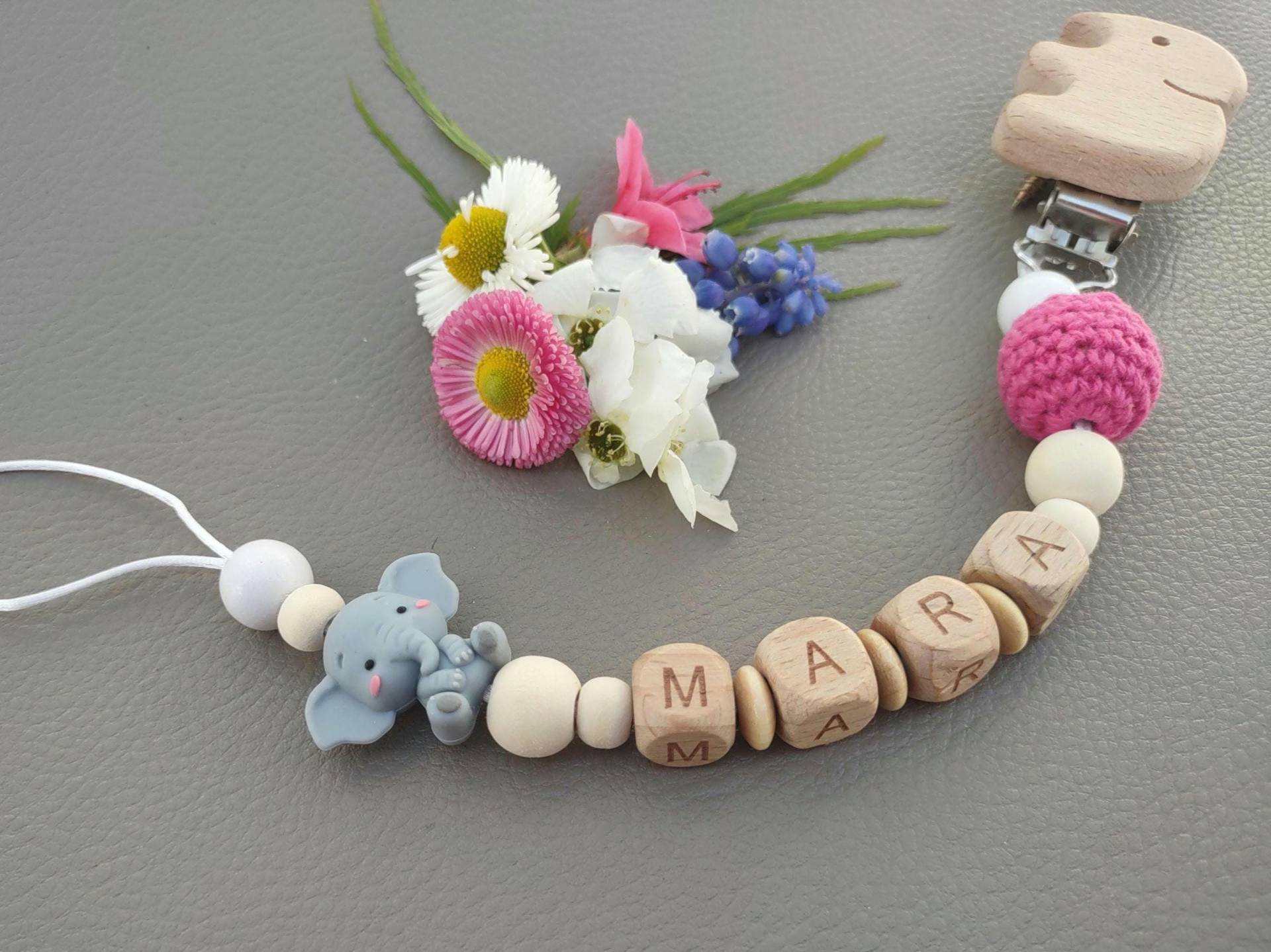 Personalisierte Schnullerkette Mit Name von Etsy - JanuFaktur