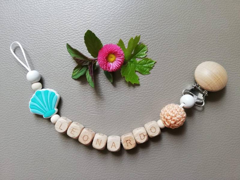 Personalisierte Schnullerkette Mit Name von Etsy - JanuFaktur