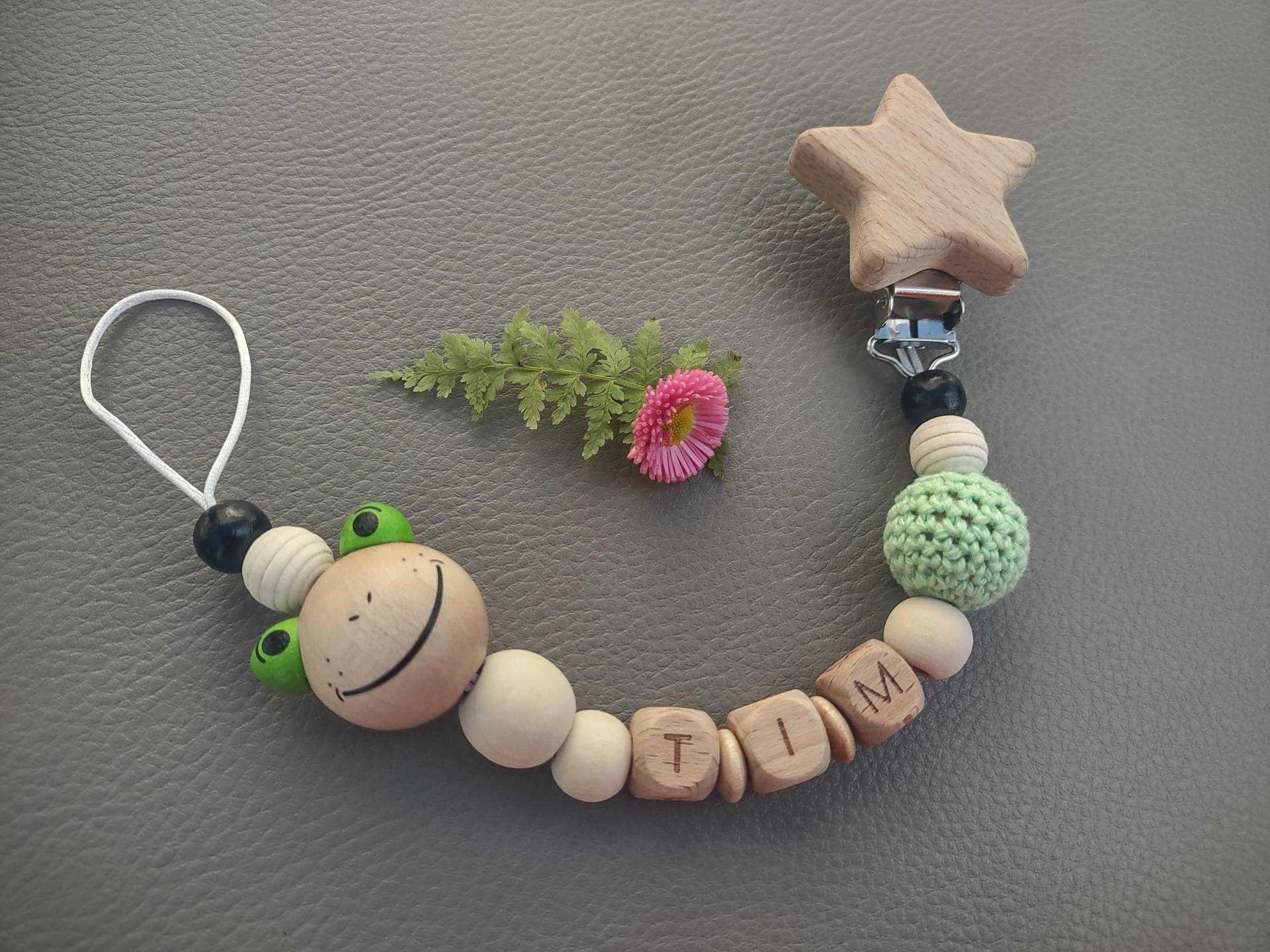 Personalisierte Schnullerkette Mit Name von Etsy - JanuFaktur