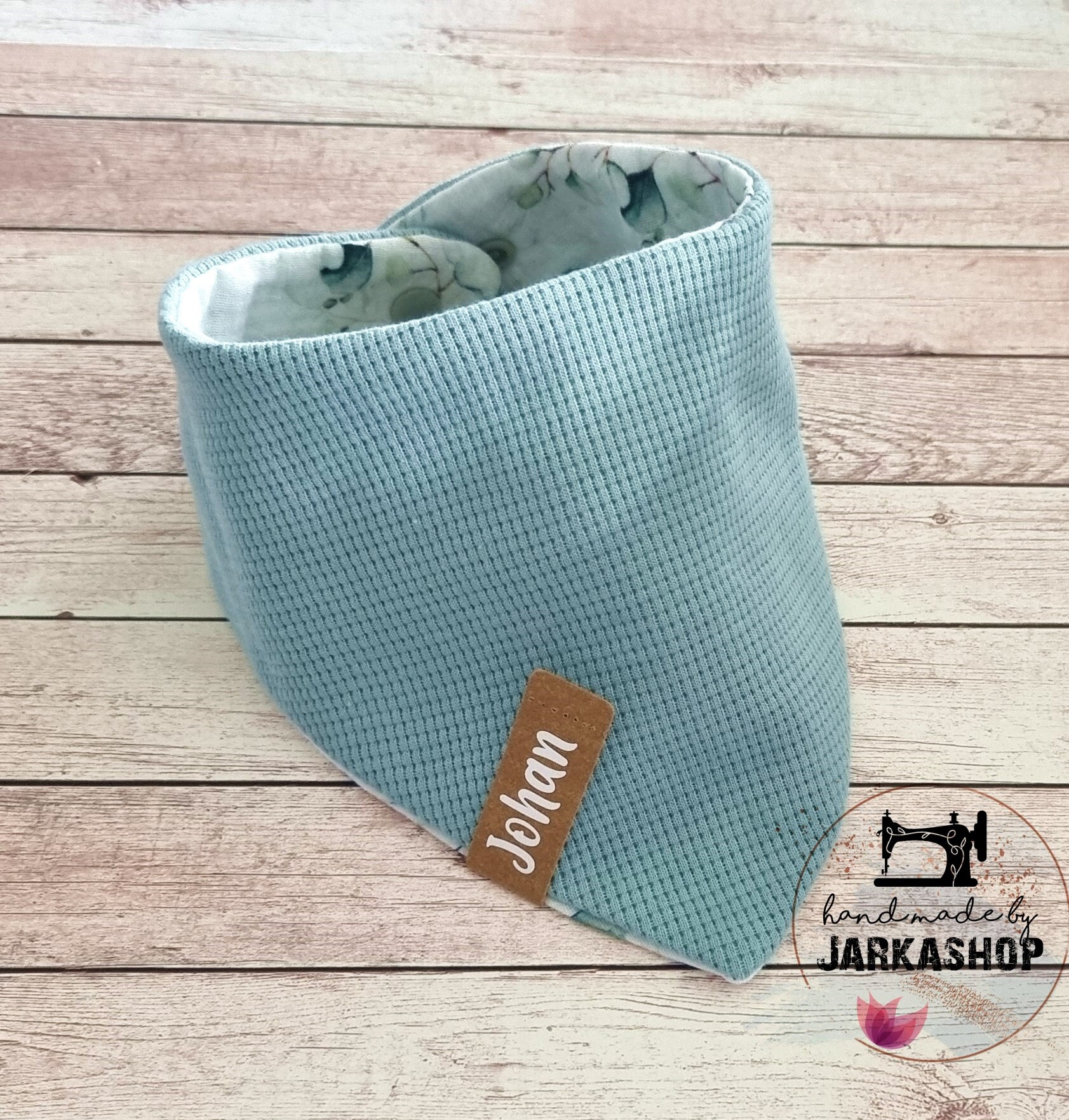 Baby Wende-Halstuch Aus Waffelpique/Musselin "Eukalyptus Meergrün", Personalisiert, Halstuch, Babyhalstuch, Halstuch Mit Namen Baby Wende-Halstuch Aus Waffelpique/Musselin "Eukalyptus Meergrün", Personalisiert, Halstuch, Babyhalstuch, Halstuch Mit Namen von Etsy - Jarkashop