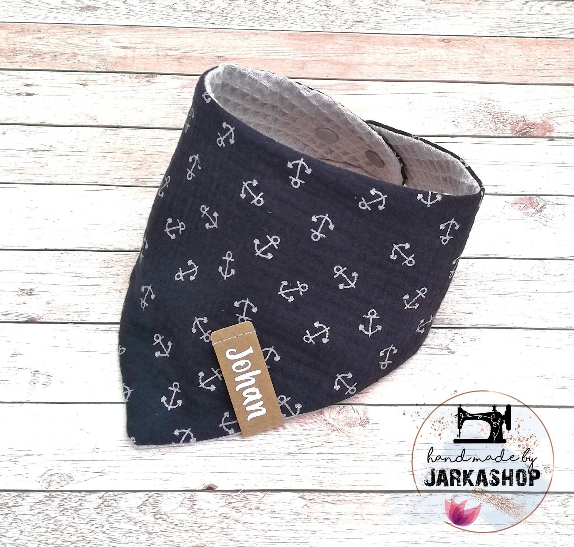 Baby Wende-Halstuch "Waffelpique-Musselin Anker Dunkelblau", Personalisiert, Halstuch, Babyhalstuch, Dreiecktuch, Halstuch Mit Namen, Maritim Baby Wende-Halstuch "Waffelpique-Musselin Anker Dunkelblau", Personalisiert, Halstuch, Babyhalstuch, Dreiecktuch, Halstuch Mit Namen, Maritim von Etsy - Jarkashop