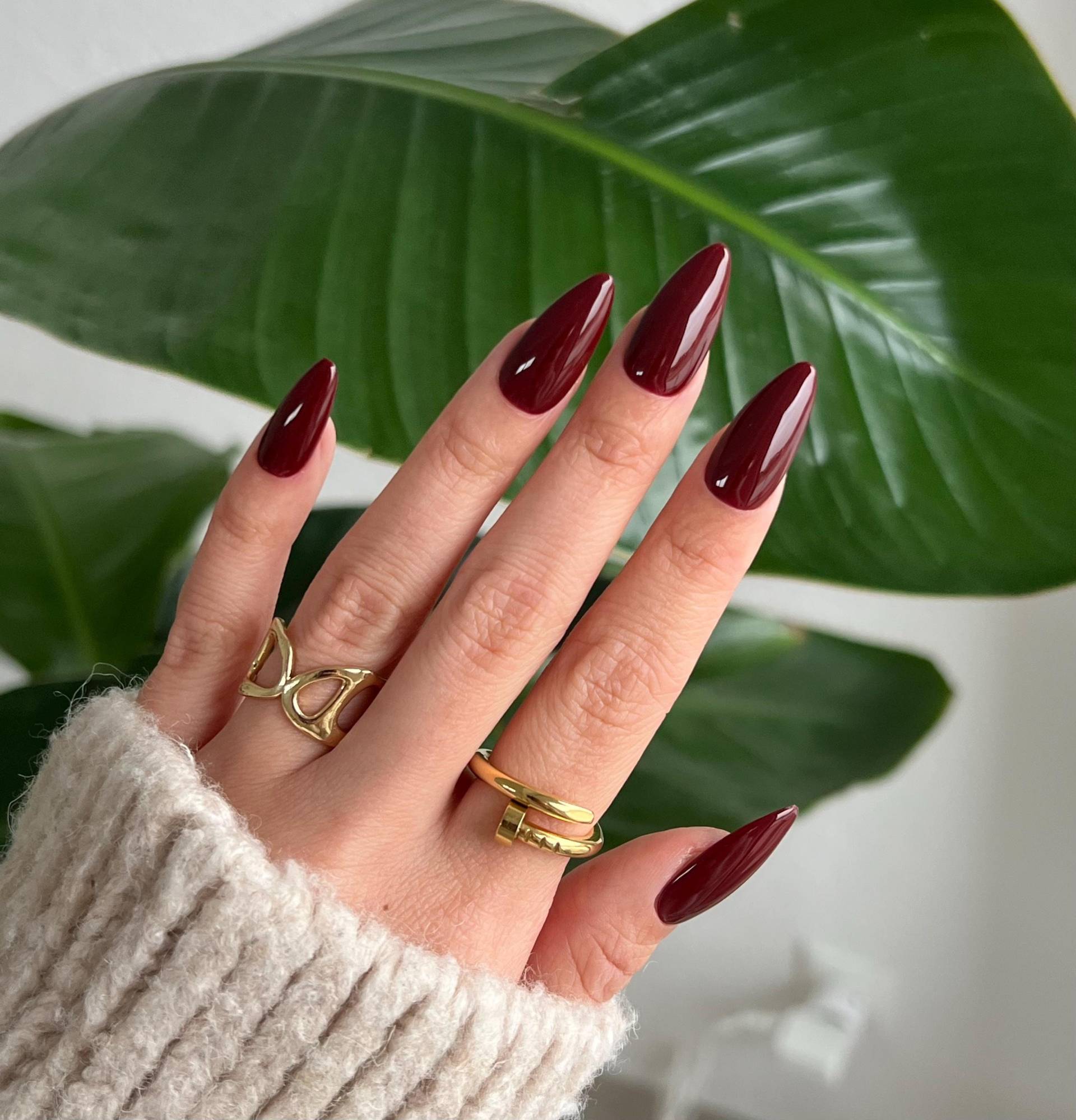 Classic Wine Red Press On Set Classic Wine Red Press On Set von Etsy - JasminsPressOns