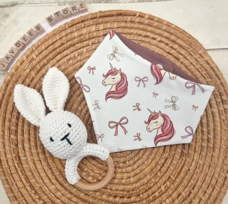 Baby Wende-Halstuch "Einhorn Weiß-Rosa" Jersey, Waffelstrick, Dreiecktuch, Lätzchen, Spucktuch, Sabberlätzchen, Sabbertuch, Halstuch Mit Namen Baby Wende-Halstuch "Einhorn Weiß-Rosa" Jersey, Waffelstrick, Dreiecktuch, Lätzchen, Spucktuch, Sabberlätzchen, Sabbertuch, Halstuch Mit Namen von Etsy - JayDeesStore